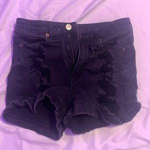 Size 2 American Eagle Ripped Jean shorts.